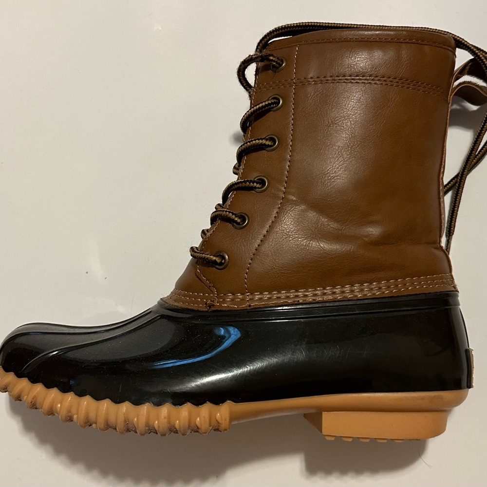 EUC Sporto The Original Duck Boot Women's Ariel Cold Weather Boots, tan/brown